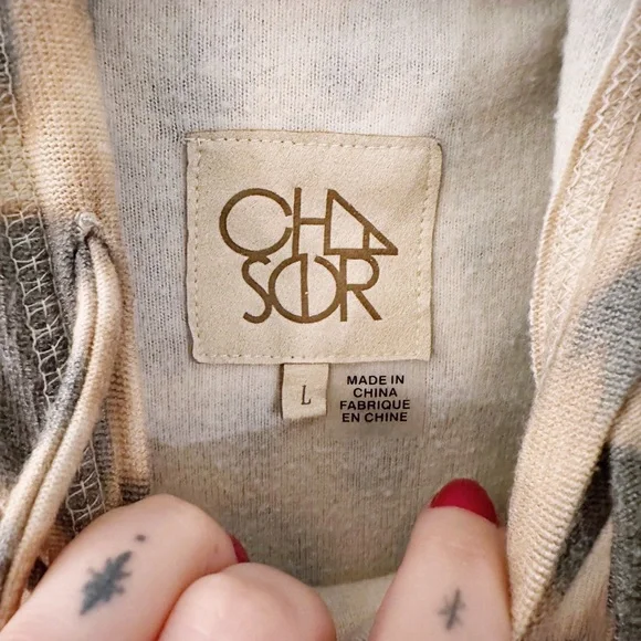 Free People Chaser Leopard Animal Print Hoodie Sweatshirt Cozy Long Sleeve - Picture 2 of 6